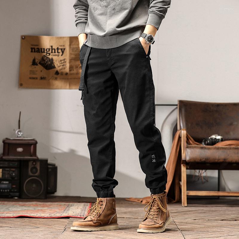 Men's Pants Spring Casual Fashion Slim Fit Small Feet Long Port Loose Elastic Large Cargo, Black
Men's Pants Spring Casual Fashion Slim Fit Small Feet Long Port Loose Elastic Large Cargo, Black