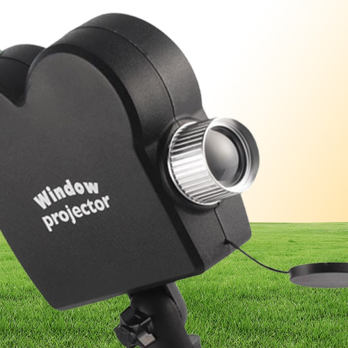 Holographic 12 Movies Halloween Party Christmas Santa Claus Projection Lamp Window Movie Projector Y2010156983605