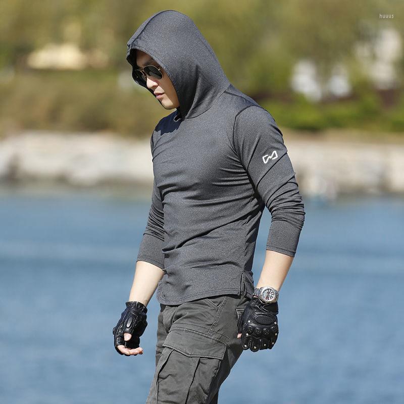 Men's T Shirts Sports Long Sleeved Men's Hooded Tshirts Running Fitness Quick-Drying T-shirt 2023 Spring Autumn Men Tees Outdoor, Gray
Men's T Shirts Sports Long Sleeved Men's Hooded Tshirts Running Fitness Quick-Drying T-shirt 2023 Spring Autumn Men Tees Outdoor, Gray