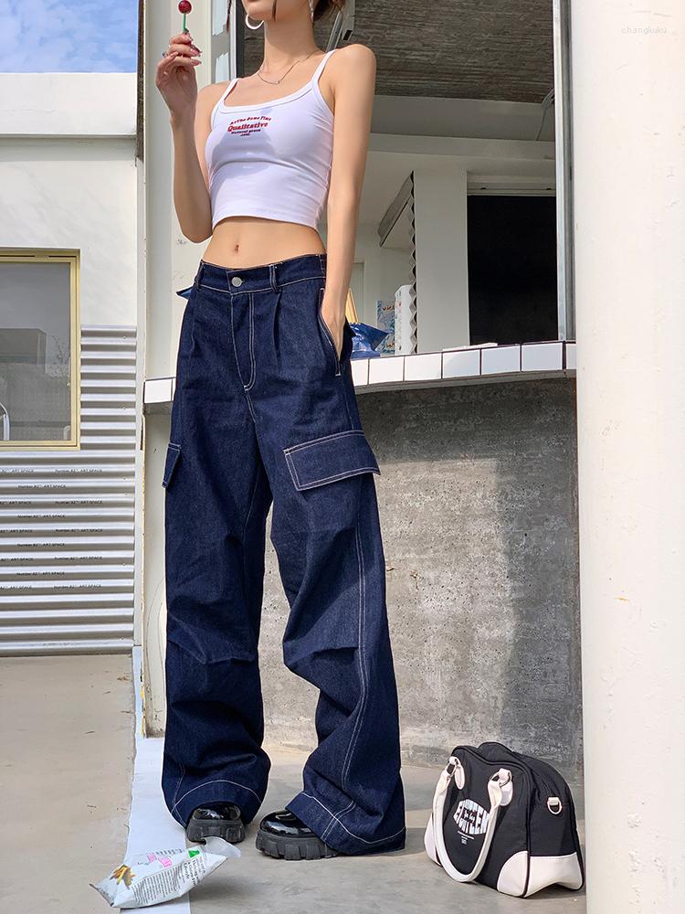 Women' Jeans Y2K Women High Street Trousers JeansCargo Pants Winter Standard Stacked Waisted, Deep blue
Women' Jeans Y2K Women High Street Trousers JeansCargo Pants Winter Standard Stacked Waisted, Deep blue