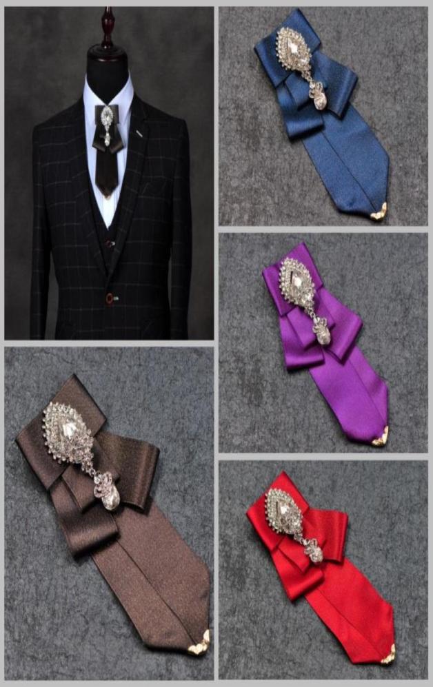 Bow Ties Men Wedding Party Business Tie Cravat Chic Flower Pins Brooches Rhinestone Crystal Elastic Band Butterfly Ribbon BowtieBo5689823
Bow Ties Men Wedding Party Business Tie Cravat Chic Flower Pins Brooches Rhinestone Crystal Elastic Band Butterfly Ribbon BowtieBo5689823