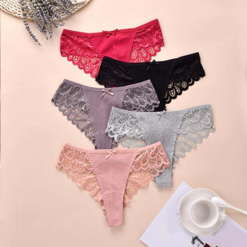 Women' Panties Women Lace Thong G-string Sexy Floral Underwear Transparent Women' Female Underpants Lingerie Cotton Briefs, Pink
Women' Panties Women Lace Thong G-string Sexy Floral Underwear Transparent Women' Female Underpants Lingerie Cotton Briefs, Pink