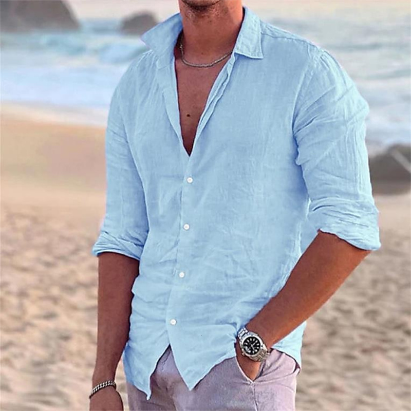 Men' Dress Shirts linen long sleeve shirt solid color casual high quality top Cotton breathable plus size S3XL 230628, Yyy-6
Men' Dress Shirts linen long sleeve shirt solid color casual high quality top Cotton breathable plus size S3XL 230628, Yyy-6