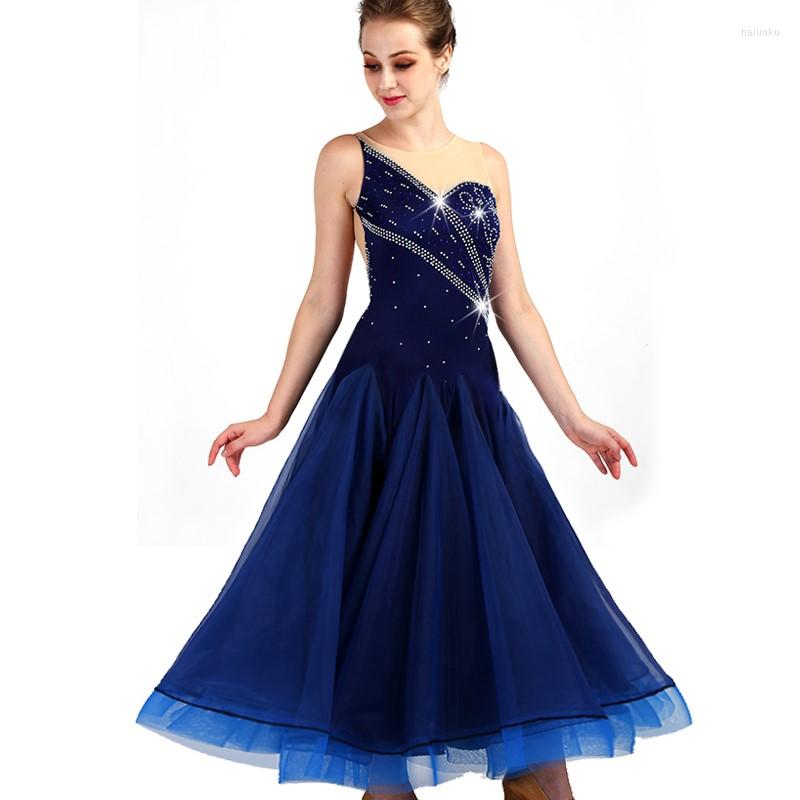 Stage Wear Women Ladies Custom Size Competition Sexy Navy Waltz Dance Costume, Navy blue
Stage Wear Women Ladies Custom Size Competition Sexy Navy Waltz Dance Costume, Navy blue