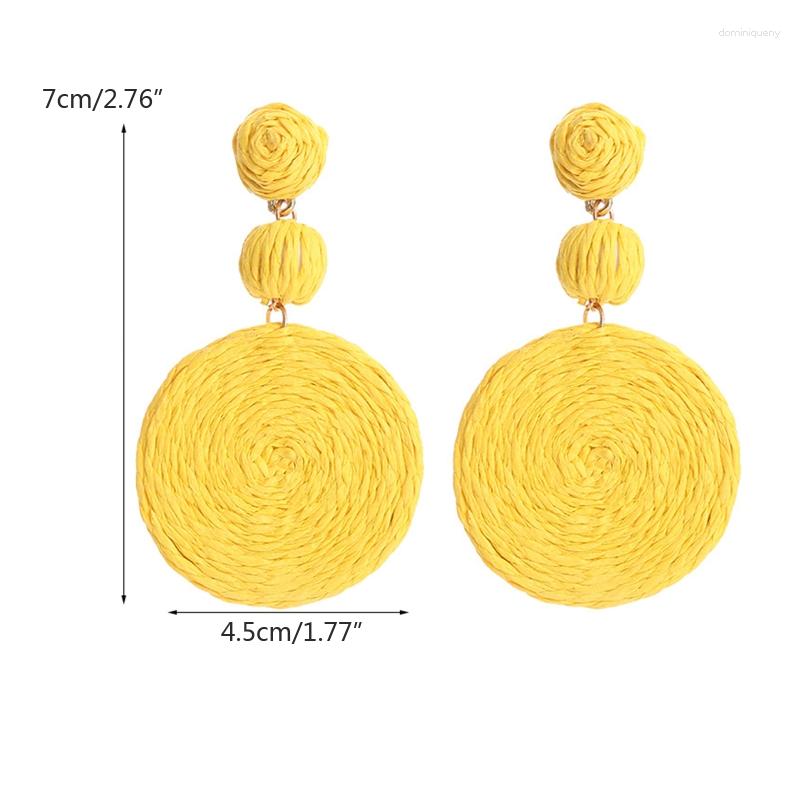 Dangle Earrings N58F 1 Pair Vintage Rattan Lightweight Geometric Boho Handmade Braided Large Hoop Birthday Gift
Dangle Earrings N58F 1 Pair Vintage Rattan Lightweight Geometric Boho Handmade Braided Large Hoop Birthday Gift