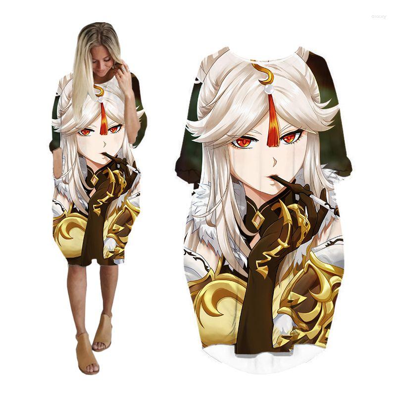 Casual Dresses Anime 3d Batwing Pocket Dress Women Streetwear Long Sleeve Fashion Harajuku Plus Size Clothing Cartoon Clothes, As shown 24
Casual Dresses Anime 3d Batwing Pocket Dress Women Streetwear Long Sleeve Fashion Harajuku Plus Size Clothing Cartoon Clothes, As shown 24