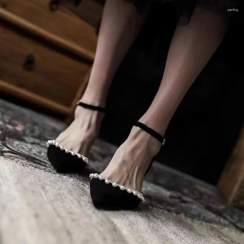 Dress Shoes Women Wedding Crystal String Besd Ankle Strap Bridal Woman Seay Pumps Sweet Party, Black
Dress Shoes Women Wedding Crystal String Besd Ankle Strap Bridal Woman Seay Pumps Sweet Party, Black