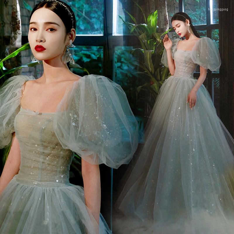 Ethnic Clothing Princess Exquisite Sequins A-Line Tulle Wedding Dress 2023 Elegant Puff Sleeve Floor-Length Party Prom Gown
Ethnic Clothing Princess Exquisite Sequins A-Line Tulle Wedding Dress 2023 Elegant Puff Sleeve Floor-Length Party Prom Gown