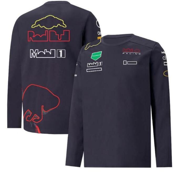F1 Racing Long Sleeve T-Shirt Spring and Autumn Team Shirt Same Style Customised