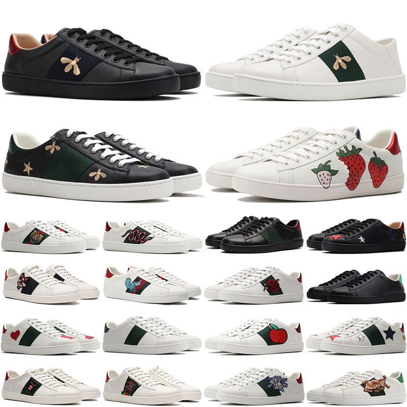 Luxury Sneaker Ace Bee Embroidered Dress Shoes Designer Printed Leather Sneakers Men Women Low Plate-forme Trainer White Flat Platform Shoe Womens Mens Trainers, #color 16
Luxury Sneaker Ace Bee Embroidered Dress Shoes Designer Printed Leather Sneakers Men Women Low Plate-forme Trainer White Flat Platform Shoe Womens Mens Trainers, #color 16