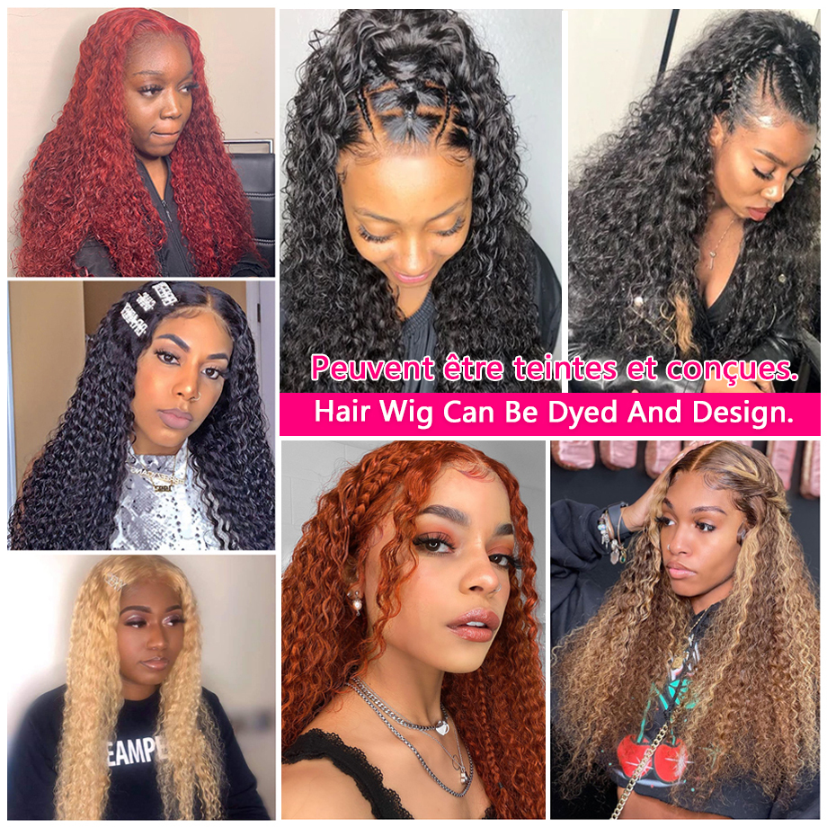 Lace s 13x6 HD Kinky Curly Frontal Human Hair Glueless 13x4 Transparent 4c Edges Front For Women 30 34 Inch 230629
