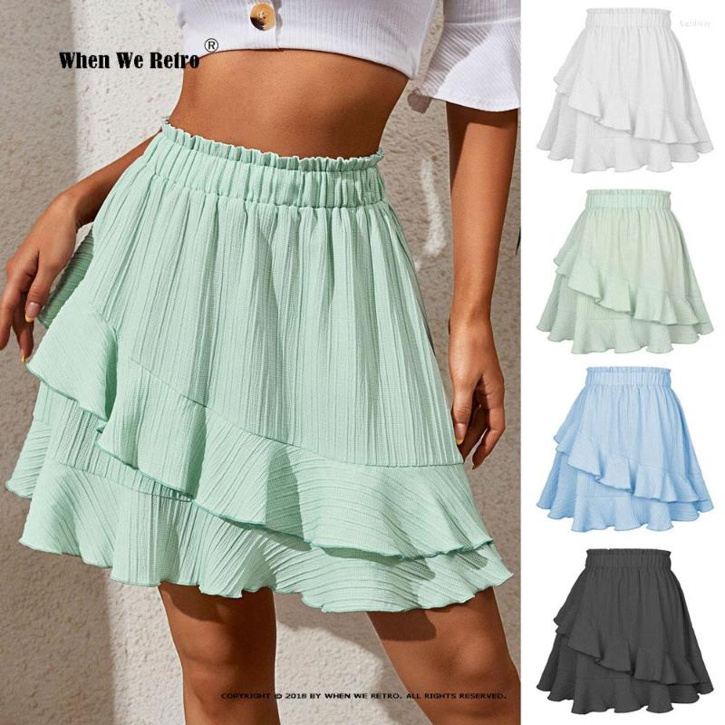 Skirts Fashion Sweet Ruffles Green Women Mini Skirt Cute Y2k Asymmetrical Elastic Waist Ladies Clubwear Beach Short Jupe RS931, Black
Skirts Fashion Sweet Ruffles Green Women Mini Skirt Cute Y2k Asymmetrical Elastic Waist Ladies Clubwear Beach Short Jupe RS931, Black