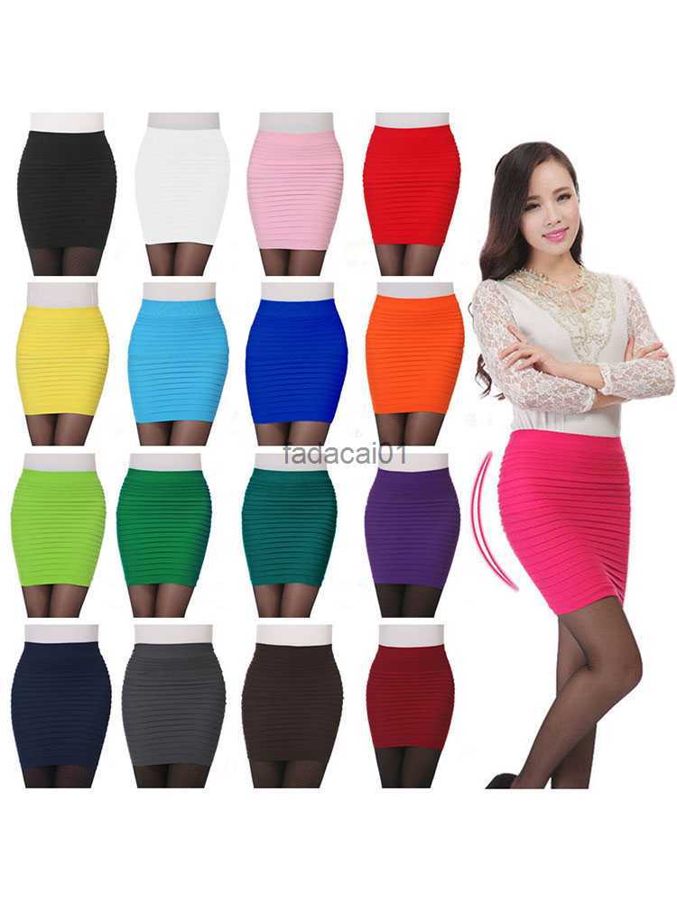 Summer Women High Waist Skirt Solid Color Elastic Pleated Skirt For Office Lady Draped Slim Mini Skirt Sexy Lady Pencil Skirts L230621, Red
Summer Women High Waist Skirt Solid Color Elastic Pleated Skirt For Office Lady Draped Slim Mini Skirt Sexy Lady Pencil Skirts L230621, Red