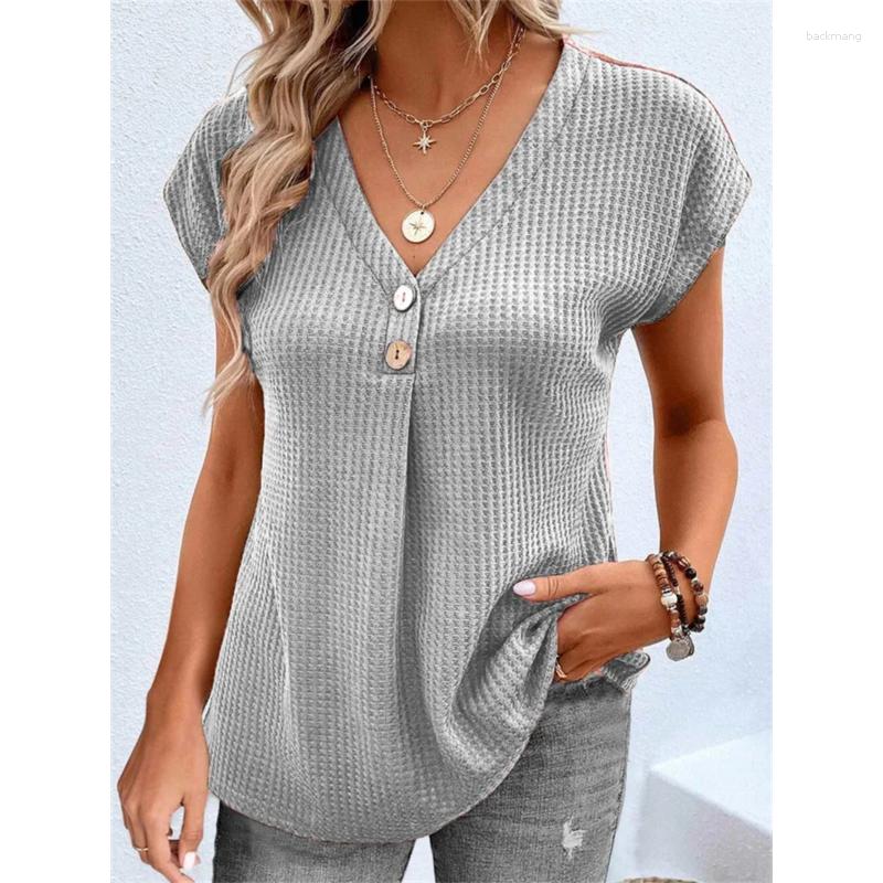 Women' T Shirts Female 2023 Summer Trend Oversized Shirt Women Clothing Loose V-neck Button Bat Sleeve T-shirt Woman, Black
Women' T Shirts Female 2023 Summer Trend Oversized Shirt Women Clothing Loose V-neck Button Bat Sleeve T-shirt Woman, Black