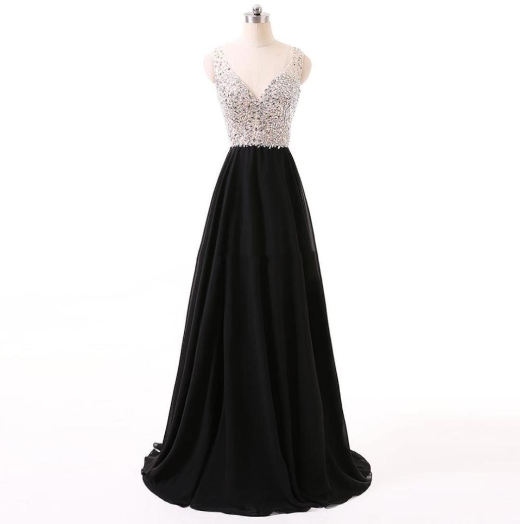 Beaded Sheer V Neck Chiffon Evening Gowns Black 2019 Long Evening Dresses Sexy Backless Prom Gown2055356, Blue
Beaded Sheer V Neck Chiffon Evening Gowns Black 2019 Long Evening Dresses Sexy Backless Prom Gown2055356, Blue