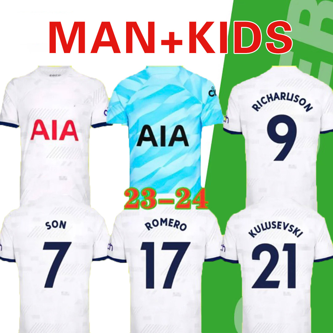 Men KIDS 23 24 SON Soccer Jerseys 2023 2024 jersey Football shirt third LUCAS Loris ROMERO PERISIC SPENCE KULUSEVSKI BENTANCUR KANE RICHARLISON LENGLET SKIPP, Image
Men KIDS 23 24 SON Soccer Jerseys 2023 2024 jersey Football shirt third LUCAS Loris ROMERO PERISIC SPENCE KULUSEVSKI BENTANCUR KANE RICHARLISON LENGLET SKIPP, Image