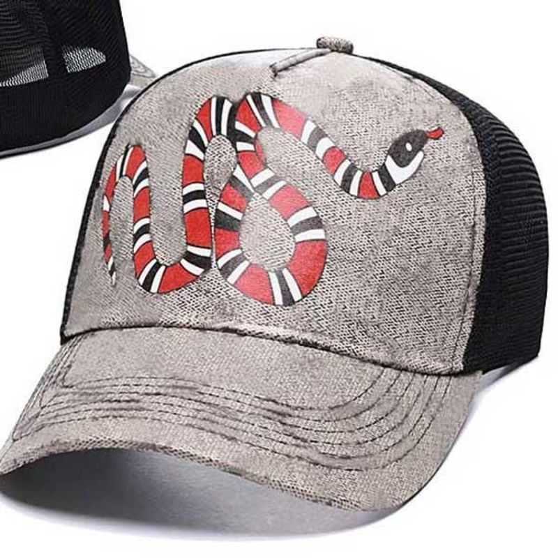 

Designer Mens Baseball Caps Woman Brand Tiger Head Hats Bee Snake Embroidered Bone Men Women Casquette Sun Hat Gorras Sports Mesh Trucker Pfbp, Type1 khaki tiger