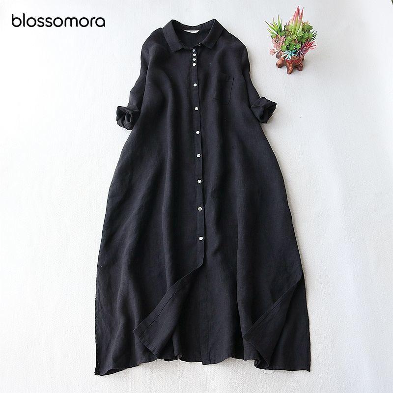 Dresses Blossomora Solid Color Loose Single Breasted Vintage Long Dress Casual Lapel Short Sleeve Pockets Robe Summer Vestido Women 2023, White
Dresses Blossomora Solid Color Loose Single Breasted Vintage Long Dress Casual Lapel Short Sleeve Pockets Robe Summer Vestido Women 2023, White