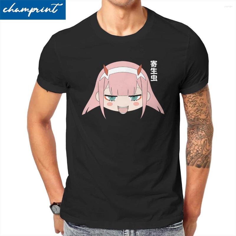 Men's T Shirts Zero Two Chibi DARLING IN THE FRANXX T-Shirt Men Vintage Pure Cotton Tees O Neck Short Sleeve Gift Idea Clothes, Sky blue 
Men's T Shirts Zero Two Chibi DARLING IN THE FRANXX T-Shirt Men Vintage Pure Cotton Tees O Neck Short Sleeve Gift Idea Clothes, Sky blue