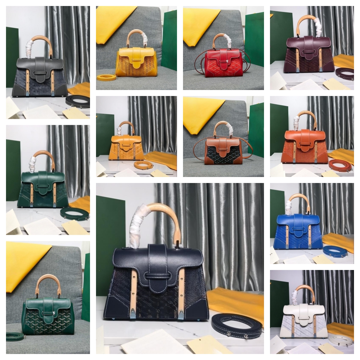 Saigon the tote bag designer Luxurious Shoulder bag goyadr Genuine Leather Women crossbody Handbag Womans bag Handbags Shopping 21cm mini bag 5A-10Adesignerbag899, Light yellow
Saigon the tote bag designer Luxurious Shoulder bag goyadr Genuine Leather Women crossbody Handbag Womans bag Handbags Shopping 21cm mini bag 5A-10Adesignerbag899, Light yellow