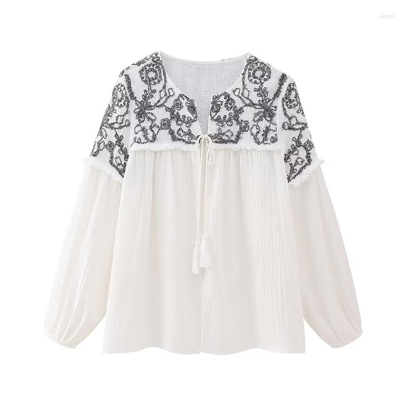 Women's Jackets YENKYE 2023 Women Front Tie Open Embroidered Cardigan Coat Vintage Long Sleeve O Neck Female Summer Casual Jacket, As picture
Women's Jackets YENKYE 2023 Women Front Tie Open Embroidered Cardigan Coat Vintage Long Sleeve O Neck Female Summer Casual Jacket, As picture