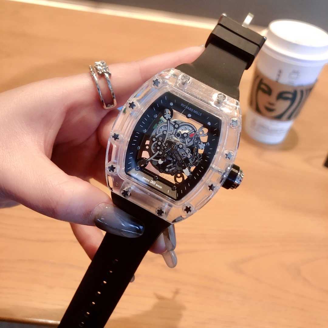 Fantastic Skeleton R i c h a r d Luxury Super style Male Quartz wrist watches J18V RM11 RM11-03 174C designer High-end quality rubber strap uhr for men waterproof I2M5, Black
Fantastic Skeleton R i c h a r d Luxury Super style Male Quartz wrist watches J18V RM11 RM11-03 174C designer High-end quality rubber strap uhr for men waterproof I2M5, Black