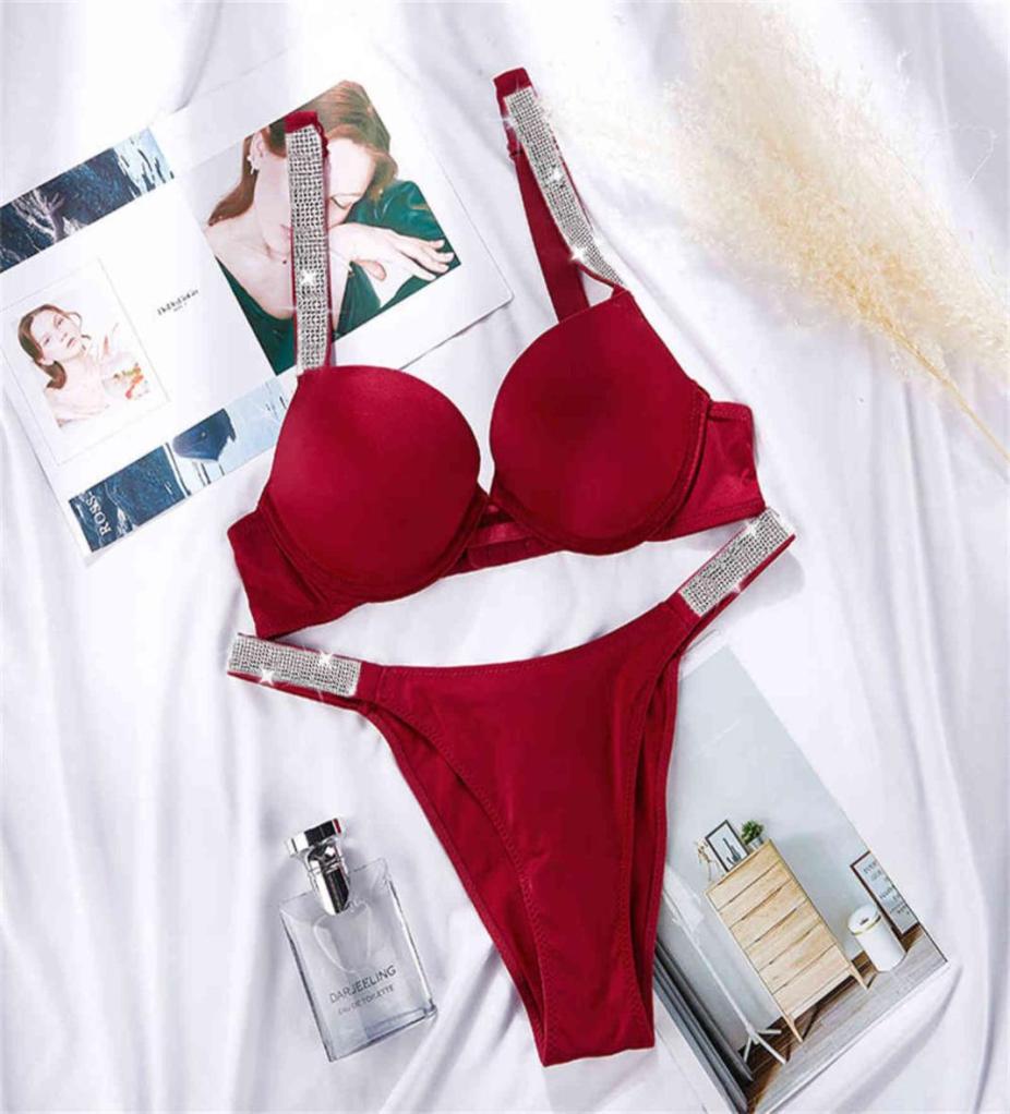 NXY sexy set Push Up Bra Panty 2 Piece Bras For Women Sexy Letter Rhinestone Lingerie Briefs Set Adjustable Underwear Sets White B8984415, Purple
NXY sexy set Push Up Bra Panty 2 Piece Bras For Women Sexy Letter Rhinestone Lingerie Briefs Set Adjustable Underwear Sets White B8984415, Purple