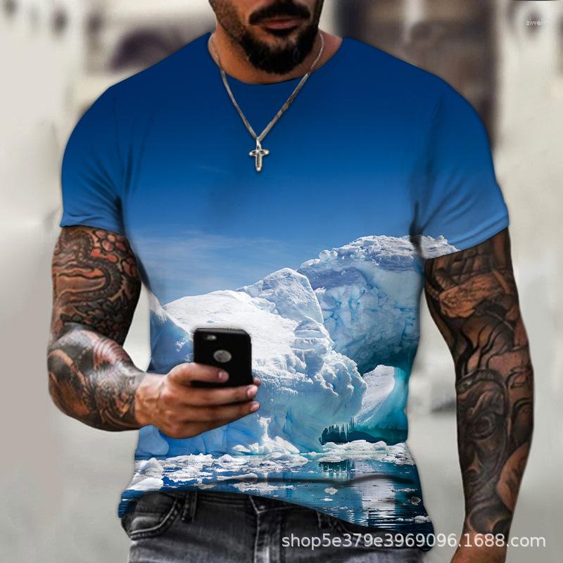 Men's T Shirts Summer Vintage Snow Mountain Print Clothing Men's Loose Short Sleeve Streetwear Casual Tops
Men's T Shirts Summer Vintage Snow Mountain Print Clothing Men's Loose Short Sleeve Streetwear Casual Tops