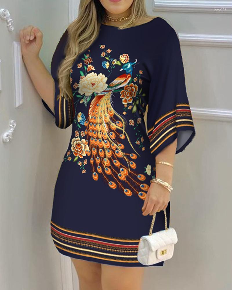 Casual Dresses Women' Dress 2023 Summer Fashion Tropical Print Half Sleeve O-Neck Female Party Beach Mini Loose Vestidos, Ea01022-color 12
Casual Dresses Women' Dress 2023 Summer Fashion Tropical Print Half Sleeve O-Neck Female Party Beach Mini Loose Vestidos, Ea01022-color 12