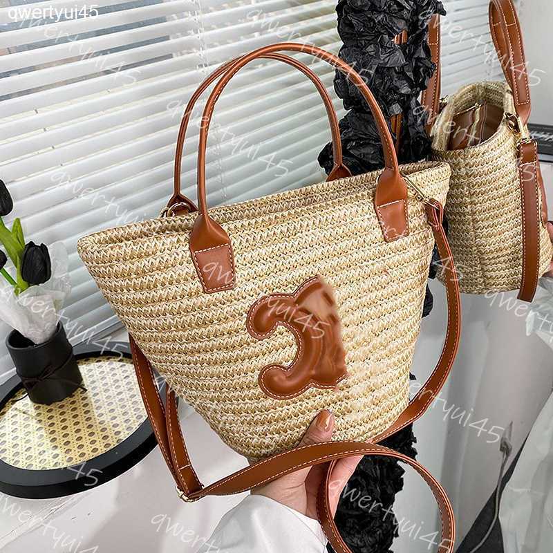 

Evening Bags Large Straw Bag Evening Bags Capacity Corn Husk Braided Single Shoulder Portable Grass Braided Vegetable Basket Holiday Beach Bag qwertyui45, Black