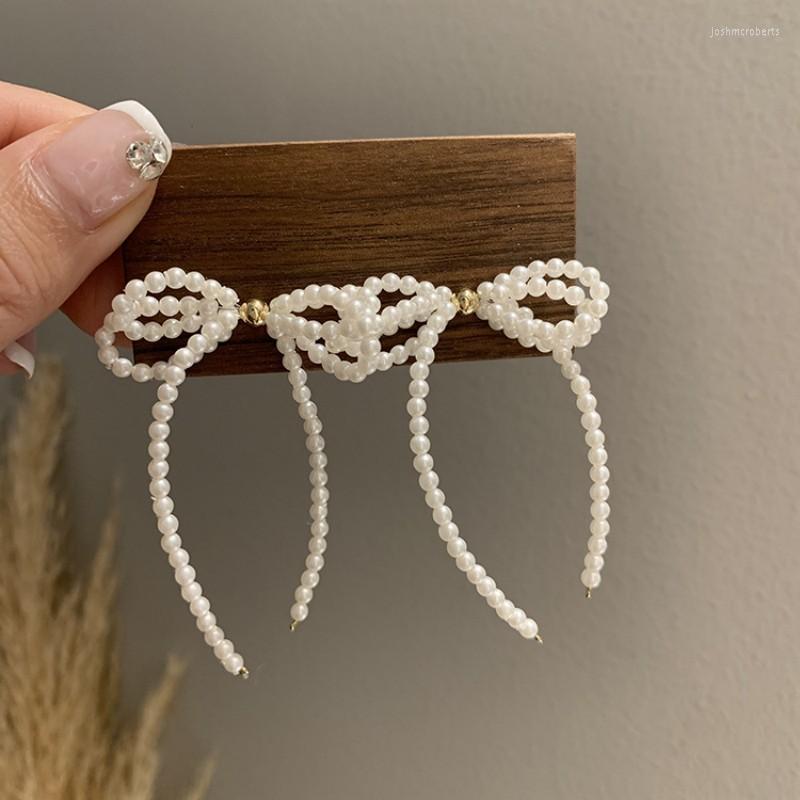Dangle Earrings Senior Exquisite Pearl Bowknot Drop 2023 Fashion Long Luxury Versatile Women Jewelry Girl's
Dangle Earrings Senior Exquisite Pearl Bowknot Drop 2023 Fashion Long Luxury Versatile Women Jewelry Girl's