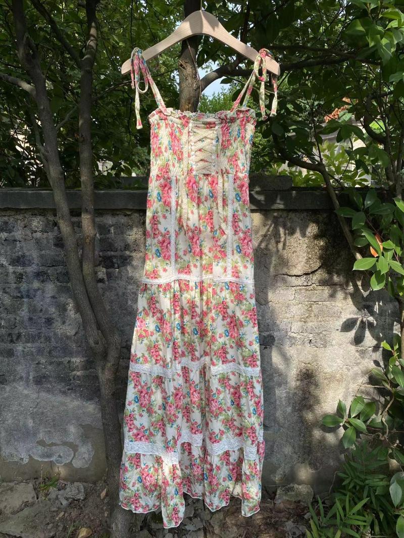 Casual Dresses Japan Liz Lisa Summer Suspenders Bandage Lace Ribbon Cotton Knitted Flower Printed Long Dress, Pink
Casual Dresses Japan Liz Lisa Summer Suspenders Bandage Lace Ribbon Cotton Knitted Flower Printed Long Dress, Pink