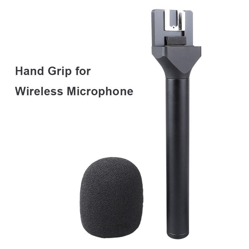 Dresses Wireless Microphone Holder Interview Handheld Transmitter Cold Shoe Handle Grip with Windscreen for Relacart Synco Rode Mic, Blue
Dresses Wireless Microphone Holder Interview Handheld Transmitter Cold Shoe Handle Grip with Windscreen for Relacart Synco Rode Mic, Blue