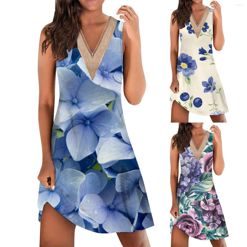 Casual Dresses Summer Loose Sleeveless Printed V Neck Beach Dress Mini For Women Short, Purple
Casual Dresses Summer Loose Sleeveless Printed V Neck Beach Dress Mini For Women Short, Purple