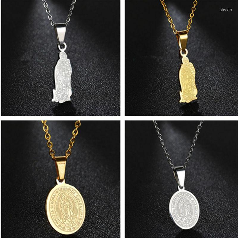 Chains Stainless Steel Round Pendant Necklace The Virgin Of Mary Unisex Fashion Jewelry
Chains Stainless Steel Round Pendant Necklace The Virgin Of Mary Unisex Fashion Jewelry