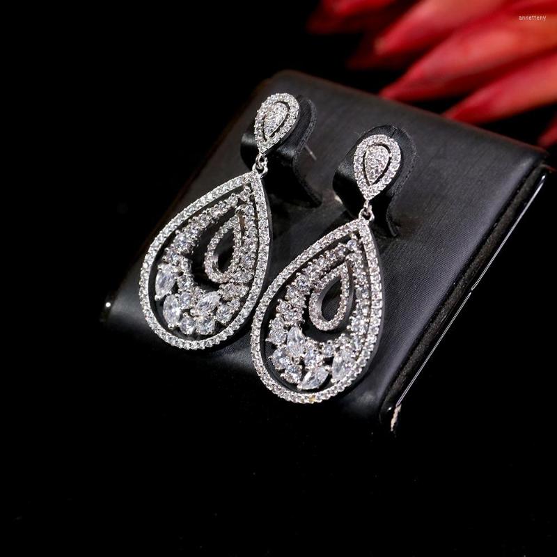Stud Earrings ASNORA Women's Big Teardrop Zirconia Bridal Long Wedding Party Drop Jewelry 00773
Stud Earrings ASNORA Women's Big Teardrop Zirconia Bridal Long Wedding Party Drop Jewelry 00773
