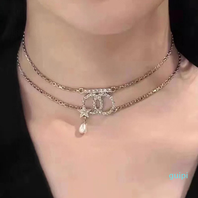womens Luxury Brand Designer Pendants Necklaces Stainless Steel Double Letter Choker Pendant Necklace Beads Chain Jewelry Accessories festival wedding
womens Luxury Brand Designer Pendants Necklaces Stainless Steel Double Letter Choker Pendant Necklace Beads Chain Jewelry Accessories festival wedding