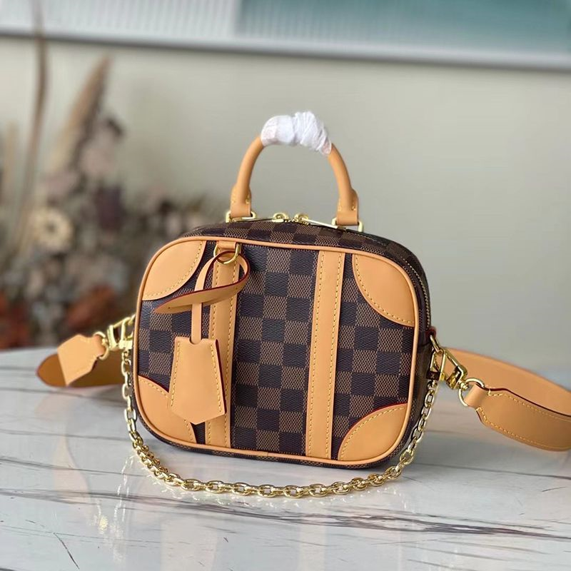 Genuine knockoff Handbag leather bag Crossbody YL213 Shoulder Luxury bag Delicate Chain Designer bag With Box 21CM, N50063
Genuine knockoff Handbag leather bag Crossbody YL213 Shoulder Luxury bag Delicate Chain Designer bag With Box 21CM, N50063