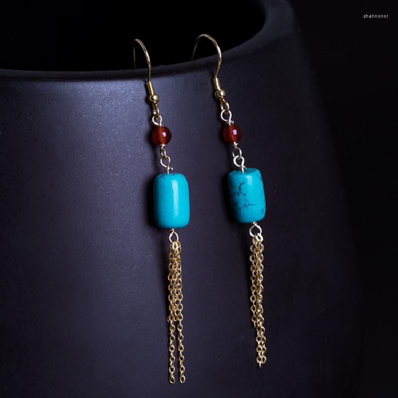 Stud Earrings 2023 Handmade Chinese Style Retro Turquoise Barrel Bead Female 925 Silver Red Agate Long Tassel Ear Hooks Women's
Stud Earrings 2023 Handmade Chinese Style Retro Turquoise Barrel Bead Female 925 Silver Red Agate Long Tassel Ear Hooks Women's