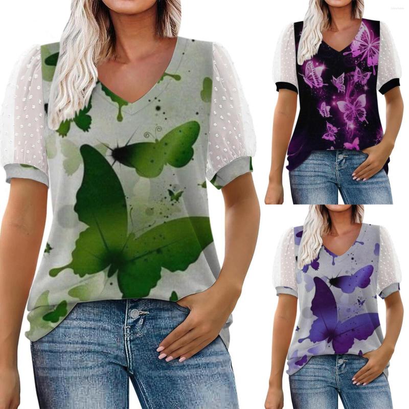 Women's T Shirts Floral Printed Mesh Fluffy Short Sleeved Bubble V Neck Shirt Hide Sweat Dark Tee, Hot pink
Women's T Shirts Floral Printed Mesh Fluffy Short Sleeved Bubble V Neck Shirt Hide Sweat Dark Tee, Hot pink