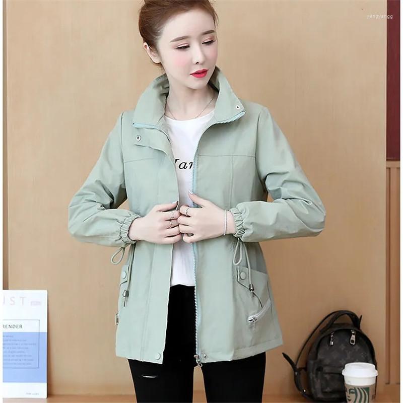 Women' Trench Coats Short Windbreaker 2023Spring Coat Women Casual Loose Jacket Female Lace-UP Lady Zipper Long-Sleeved Outweat A217, Black
Women' Trench Coats Short Windbreaker 2023Spring Coat Women Casual Loose Jacket Female Lace-UP Lady Zipper Long-Sleeved Outweat A217, Black