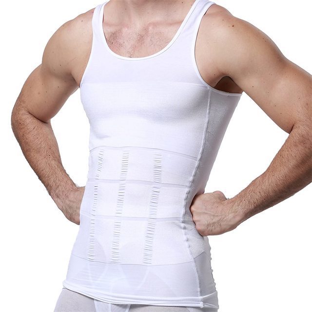 Waist Tummy Shaper Men's Tank Corset Tops Body Shaper Slimming Shirt Elastic Sculpting Vest Slimming Body Shapewear Corset Vest 230629