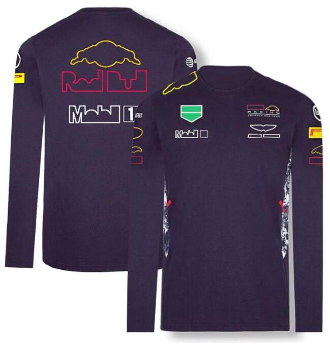 F1 Formula One T-shirt summer long-sleeved shirt with the same custom