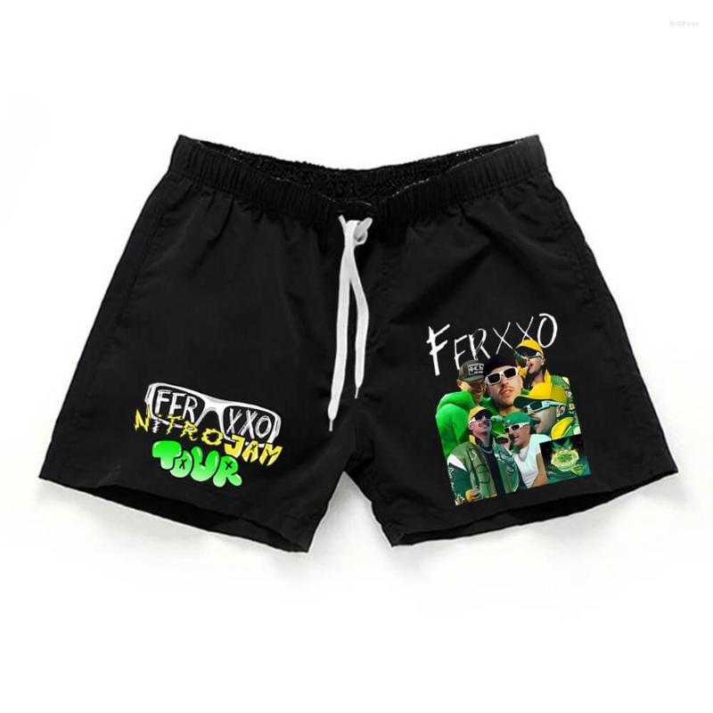 Men' Shorts Summer Rapper Feid Ferxxo Print Hip Hop Streetwear Short Casual Loose Three Cents Trousers Unisex Pants, White8
Men' Shorts Summer Rapper Feid Ferxxo Print Hip Hop Streetwear Short Casual Loose Three Cents Trousers Unisex Pants, White8