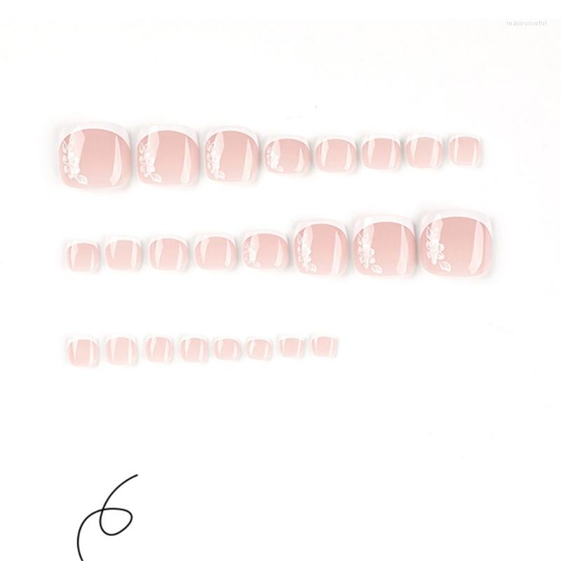 False Nails French Toenails Press On White Artificial Full Cover Toe Manicure Art Decoration For Drop, Picture shown
False Nails French Toenails Press On White Artificial Full Cover Toe Manicure Art Decoration For Drop, Picture shown
