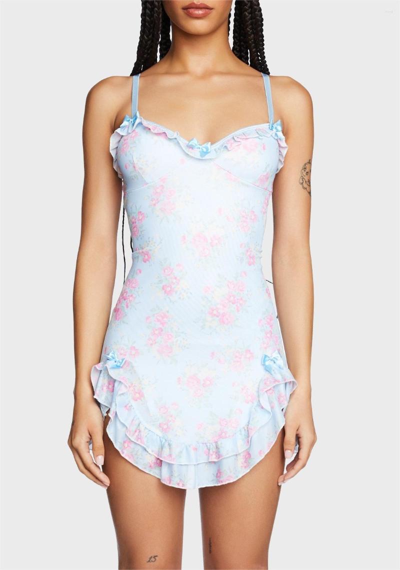 Casual Dresses Fashion Women Mini Bodycon Dress Floral Print Ruffles Sleeveless Cami Summer Backless Party M L
Casual Dresses Fashion Women Mini Bodycon Dress Floral Print Ruffles Sleeveless Cami Summer Backless Party M L