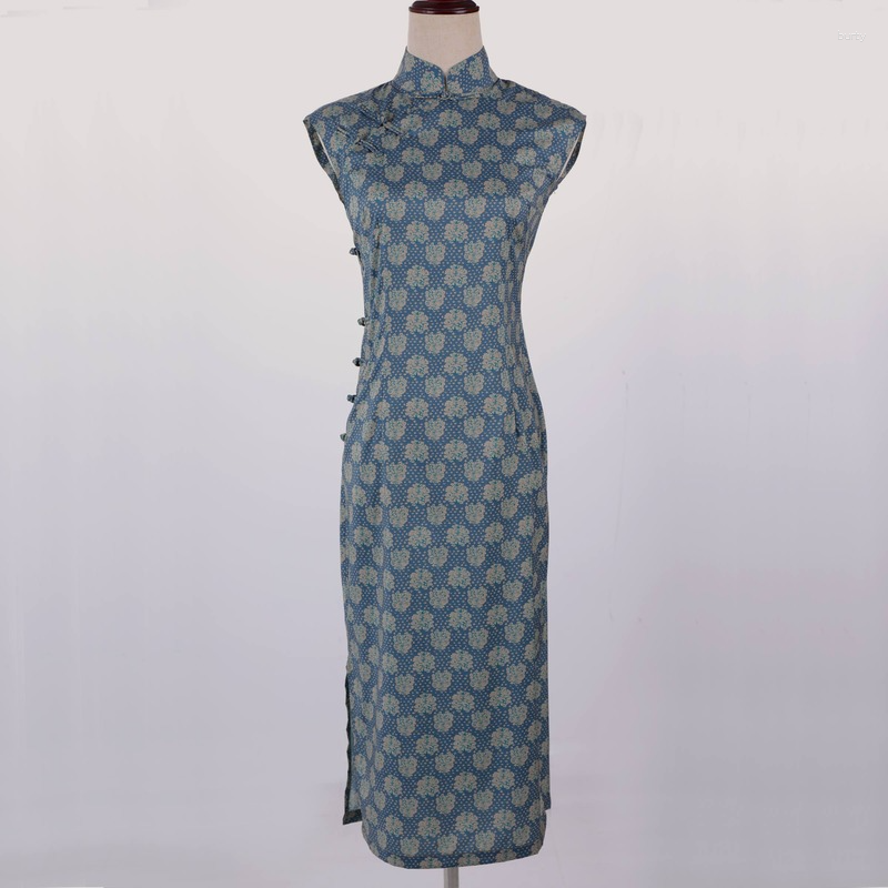 Ethnic Clothing Summer Retro Fashion Printed Sleeveless Cheongsam Modern Women's Traditional Chinese Pattern Qipao Improved Dresses
Ethnic Clothing Summer Retro Fashion Printed Sleeveless Cheongsam Modern Women's Traditional Chinese Pattern Qipao Improved Dresses