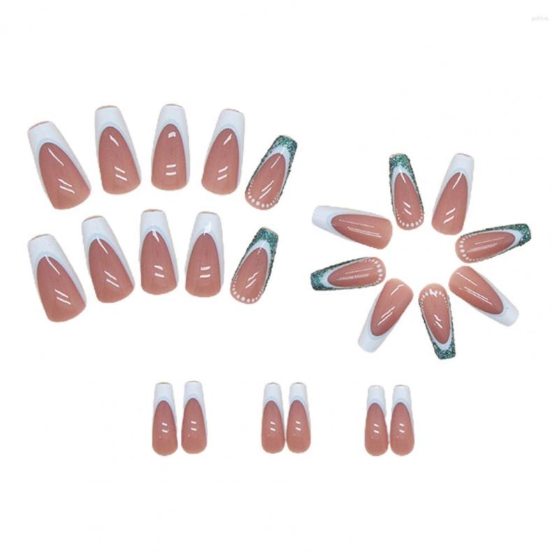 False Nails 24Pcs/Set Delicate No Harm Perfect Fitting Nail Tips Ballet French Glitter Fake, Sets
False Nails 24Pcs/Set Delicate No Harm Perfect Fitting Nail Tips Ballet French Glitter Fake, Sets