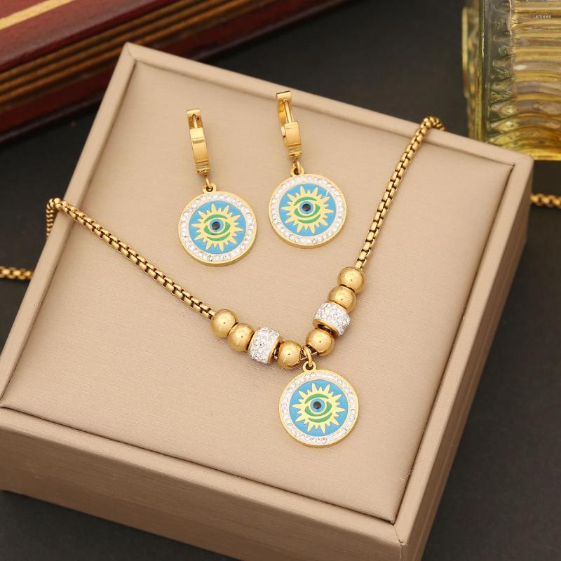 Pendant Necklaces 316L Stainless Steel Beads Round Eye Necklace For Women Girls Fashion Clavicle Chain Jewelry Gift
Pendant Necklaces 316L Stainless Steel Beads Round Eye Necklace For Women Girls Fashion Clavicle Chain Jewelry Gift