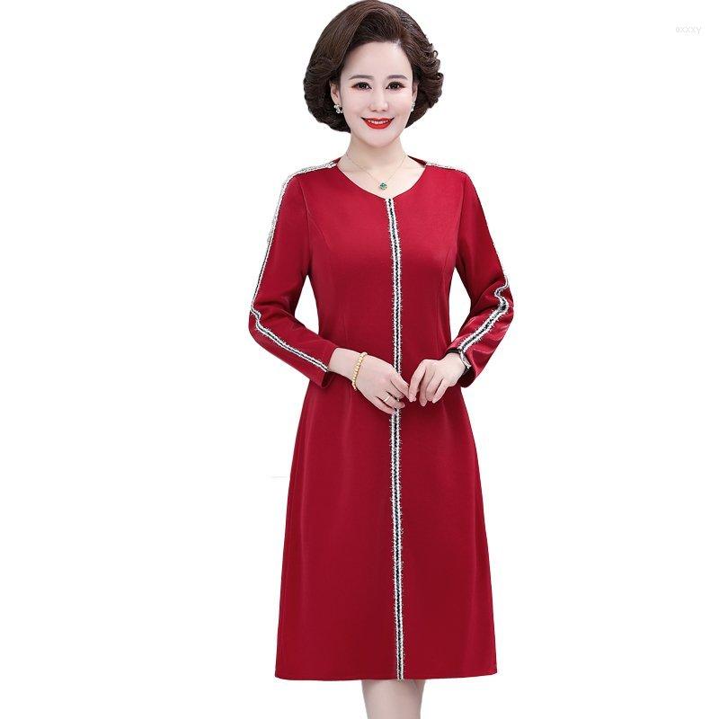 Casual Dresses Spring And Autumn Solid Midi Long Sleeve Elegant Loose Dress Women Party Vestidos, Black
Casual Dresses Spring And Autumn Solid Midi Long Sleeve Elegant Loose Dress Women Party Vestidos, Black